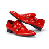 Pánska spoločenská obuv 469/11 Rosso vernice