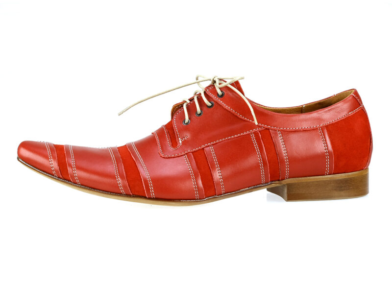 Pánska Obuv 242/11 Rosso arcadia camoscio - Image 2