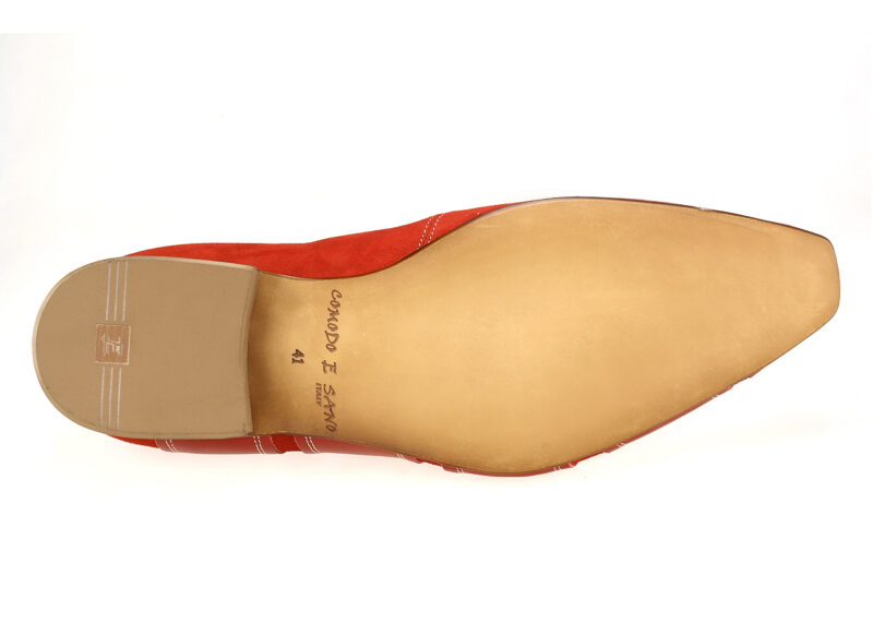 Pánska Obuv 242/11 Rosso arcadia camoscio - Image 3