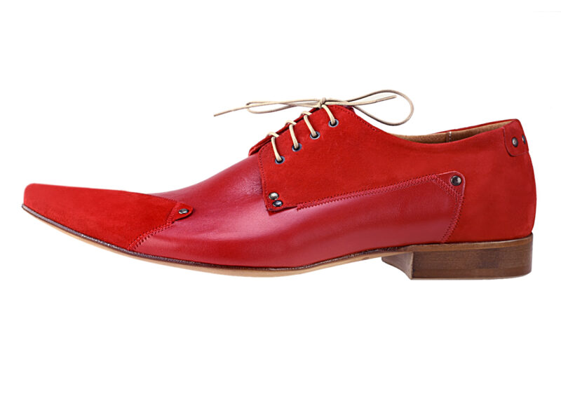Pánska Obuv 214/11 Rosso euro /rosso camoscio - Image 2