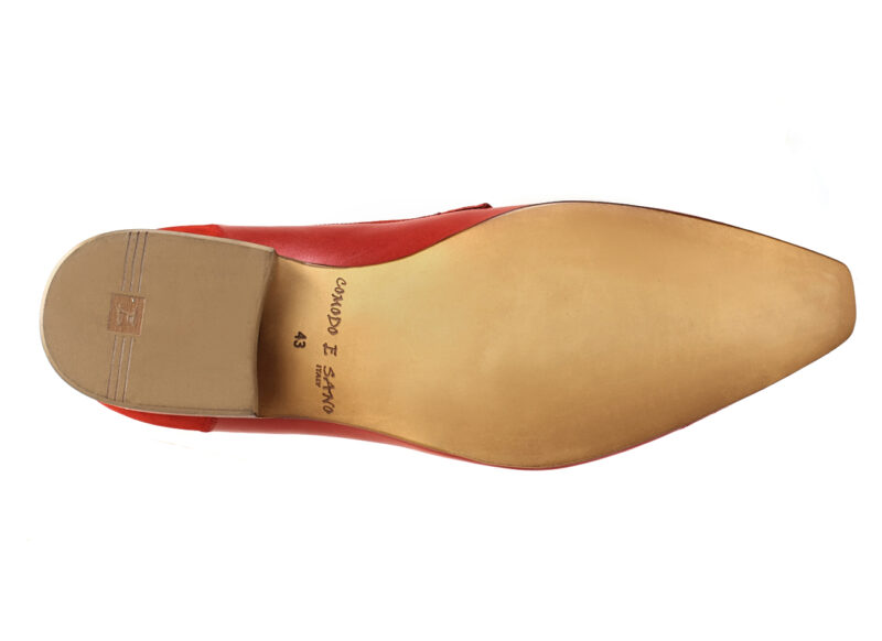 Pánska Obuv 214/11 Rosso euro /rosso camoscio - Image 3
