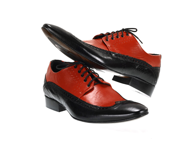 Pánska Obuv 255/11 Nero/ rosso
