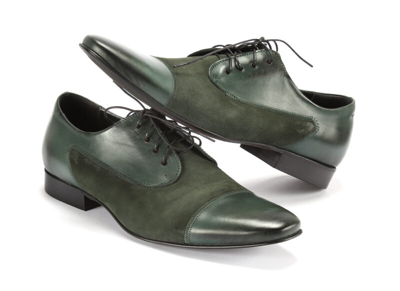 Pánska Obuv 569/90 Verde baflo/camoscio
