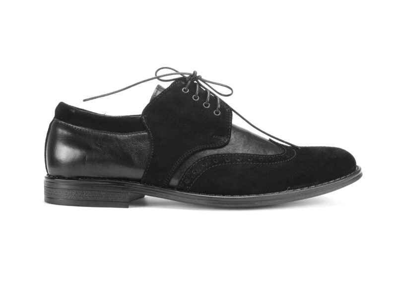 Pánska Obuv 700/01 Nero/camoscio - Image 2