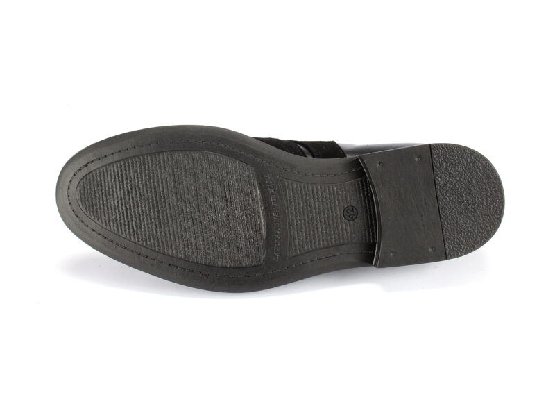 Pánska Obuv 700/01 Nero/camoscio - Image 3